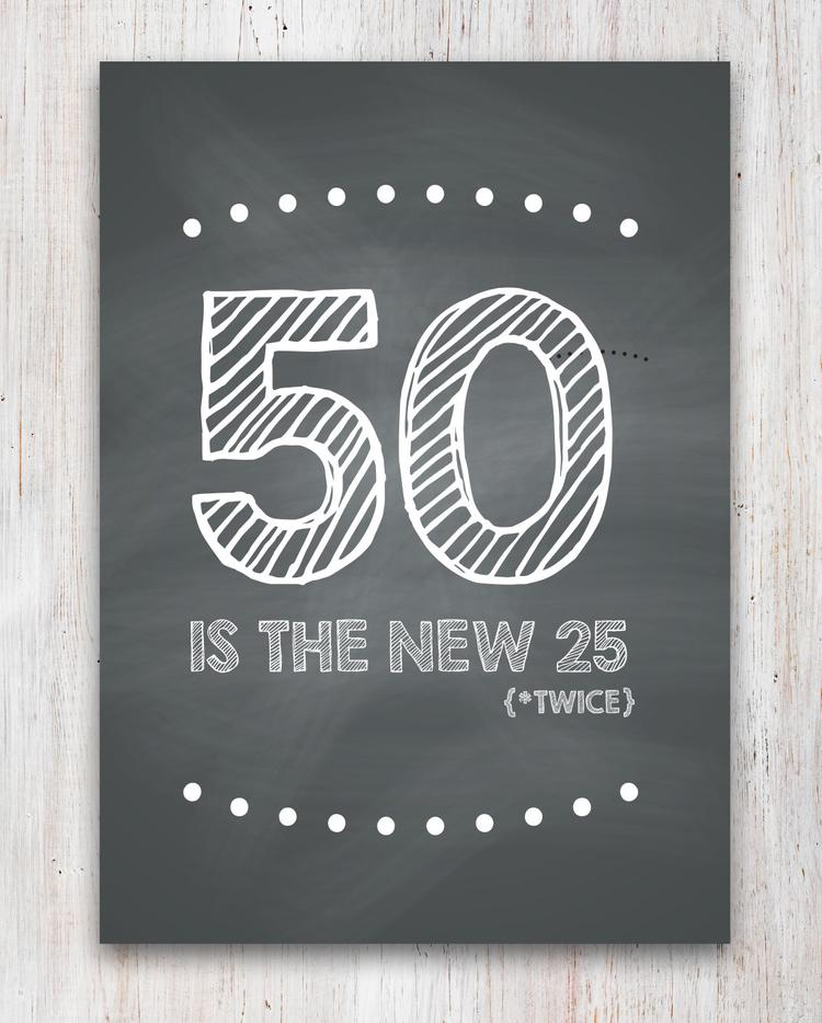 Funny 50th Birthday Card Printable By CleverPrintables On Etsy