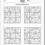 Hard Sudoku Puzzles Printable That Are Delicate Roy Blog