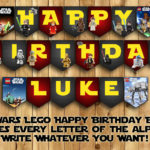 Lego Star Wars Happy Birthday Banner By Instbirthday On