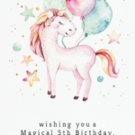 Loveable Unicorn Birthday Card Greetings Island