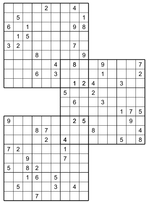 Multi Sudoku The Trio No 03