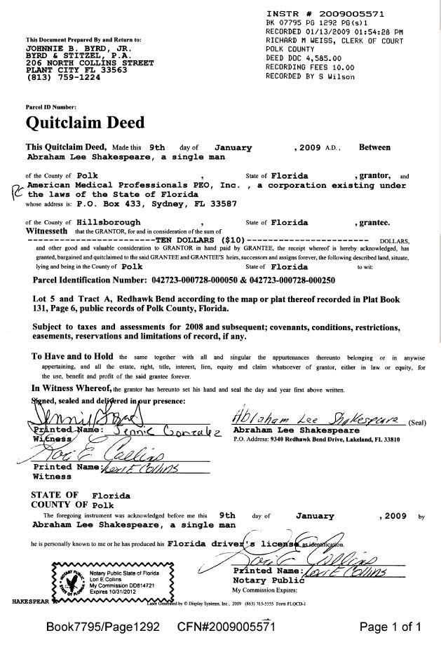 Sample Quitclaim Deed Form 26 Best Quitclaim Deed And 