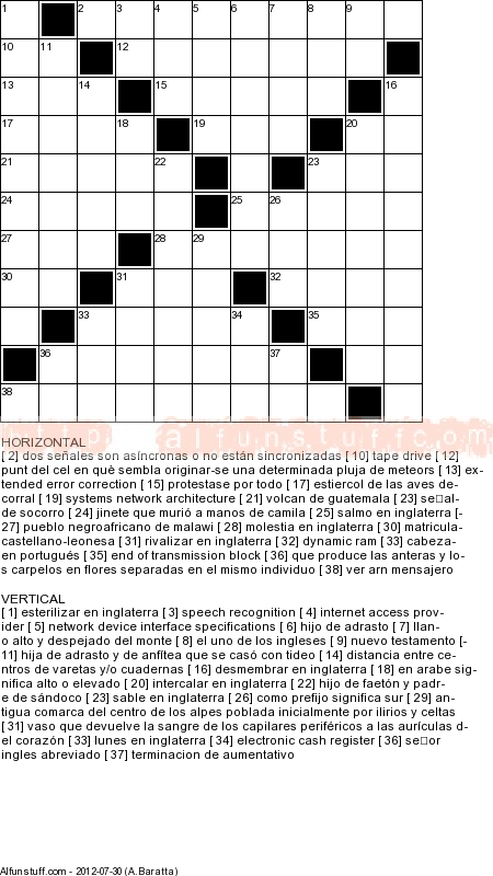 Spanish Crossword Puzzles Printable Spanish Games Spanish 