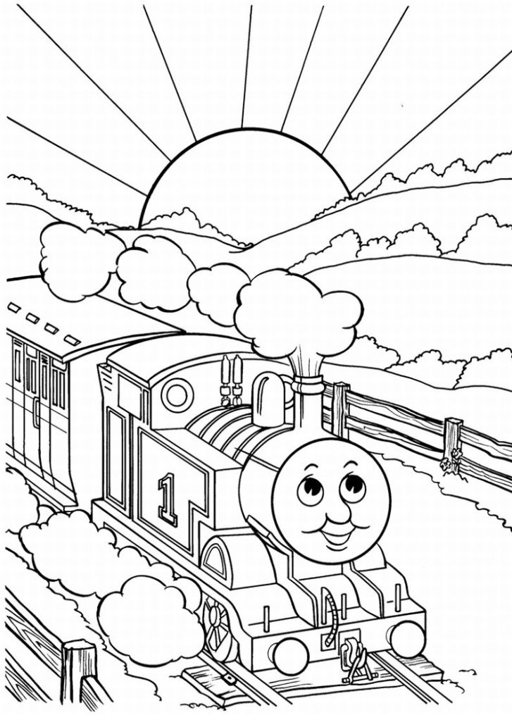 Thomas The Tank Engine Coloring Pages 14 Coloring Kids 