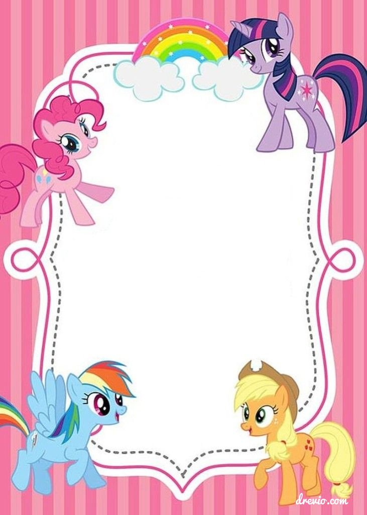 UPDATED Free Printable My Little Pony Birthday