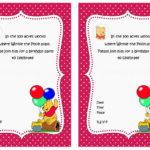 Winnie The Pooh Birthday Invitations Birthday Printable
