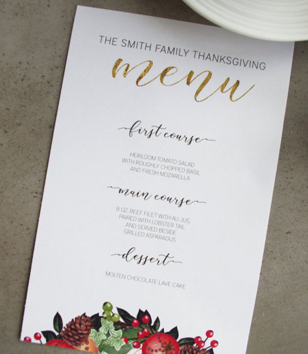 33 Party Menu Templates