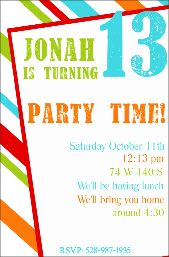 4 Birthday Party Invitation Maker SampleTemplatess