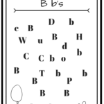 5 Letter B Preschool Printables Lettering Letter B