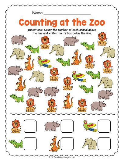 At The Zoo Worksheets 99Worksheets