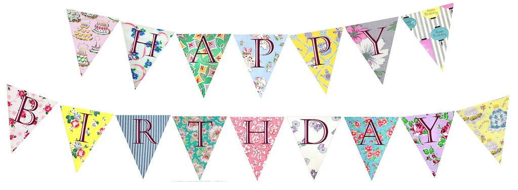 Birthday Party Bunting Bustle Sew