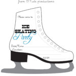 Bnute Productions Free Printable Ice Skating Party Invitation