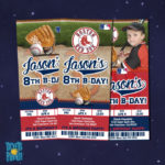 Boston Red Sox Tickets Birthday Baseball Birthday