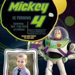 Buzz Lightyear Invitation Toy Story Space Ranger