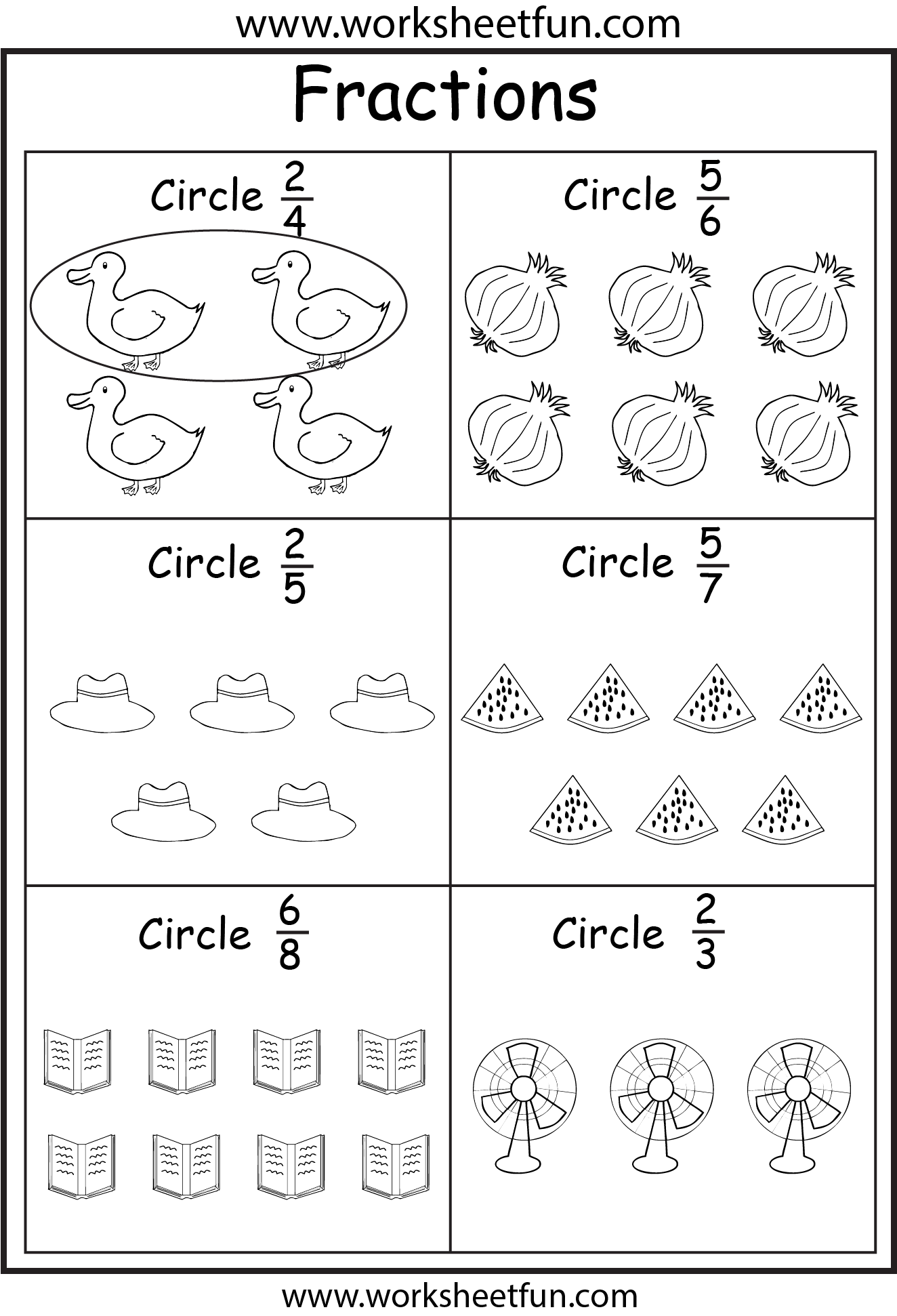 Fraction 5 Worksheets FREE Printable Worksheets 