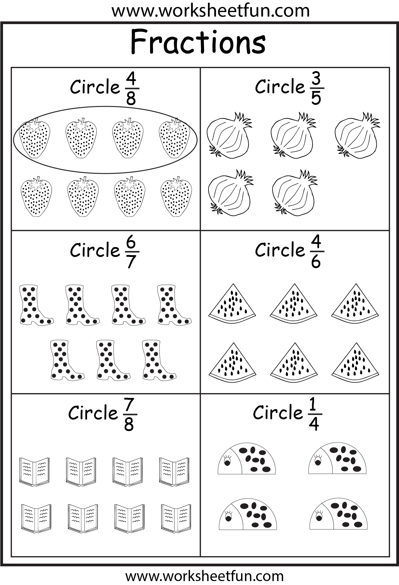 Fraction 5 Worksheets FREE Printable Worksheets 