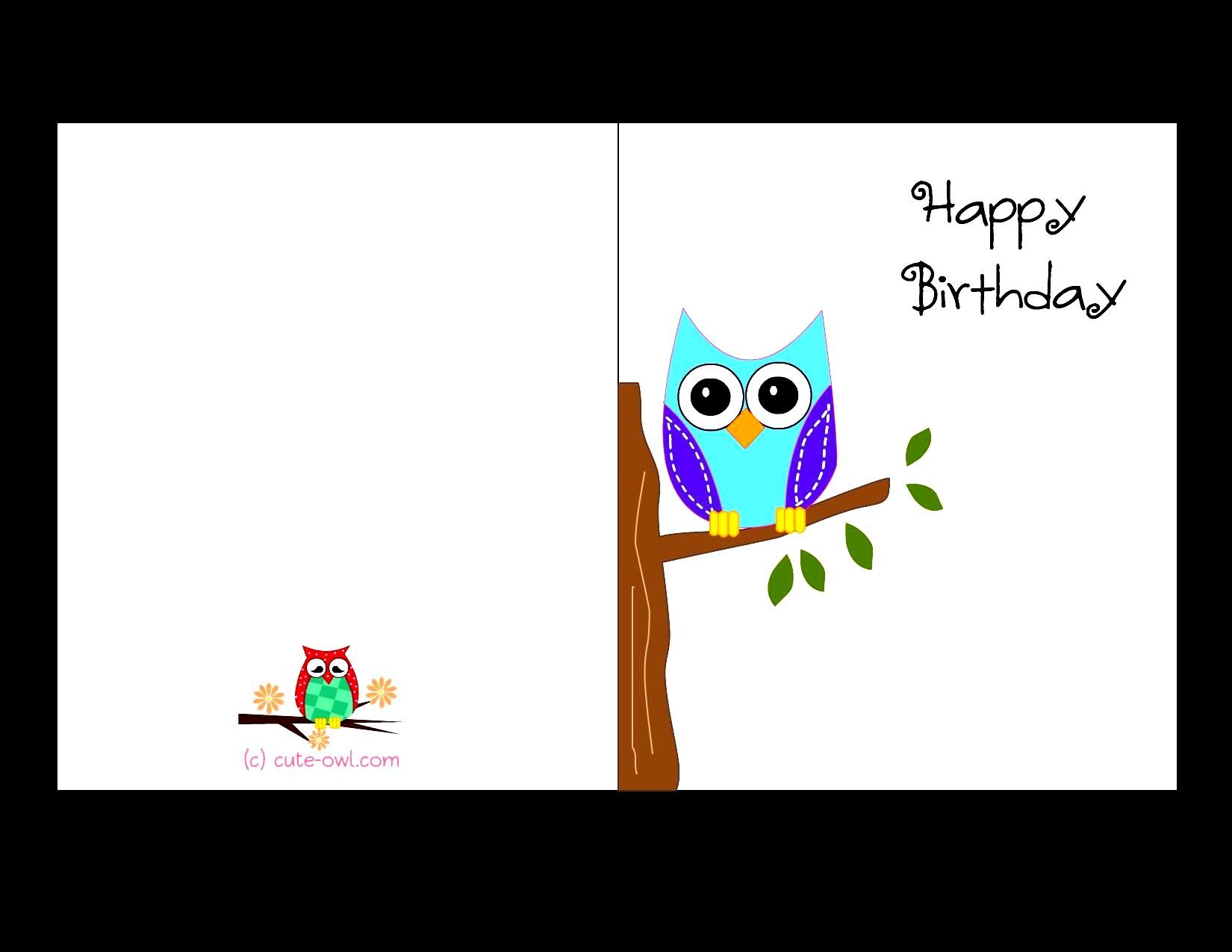 Free Printable Birthday Cards Free Birthday Card Happy 