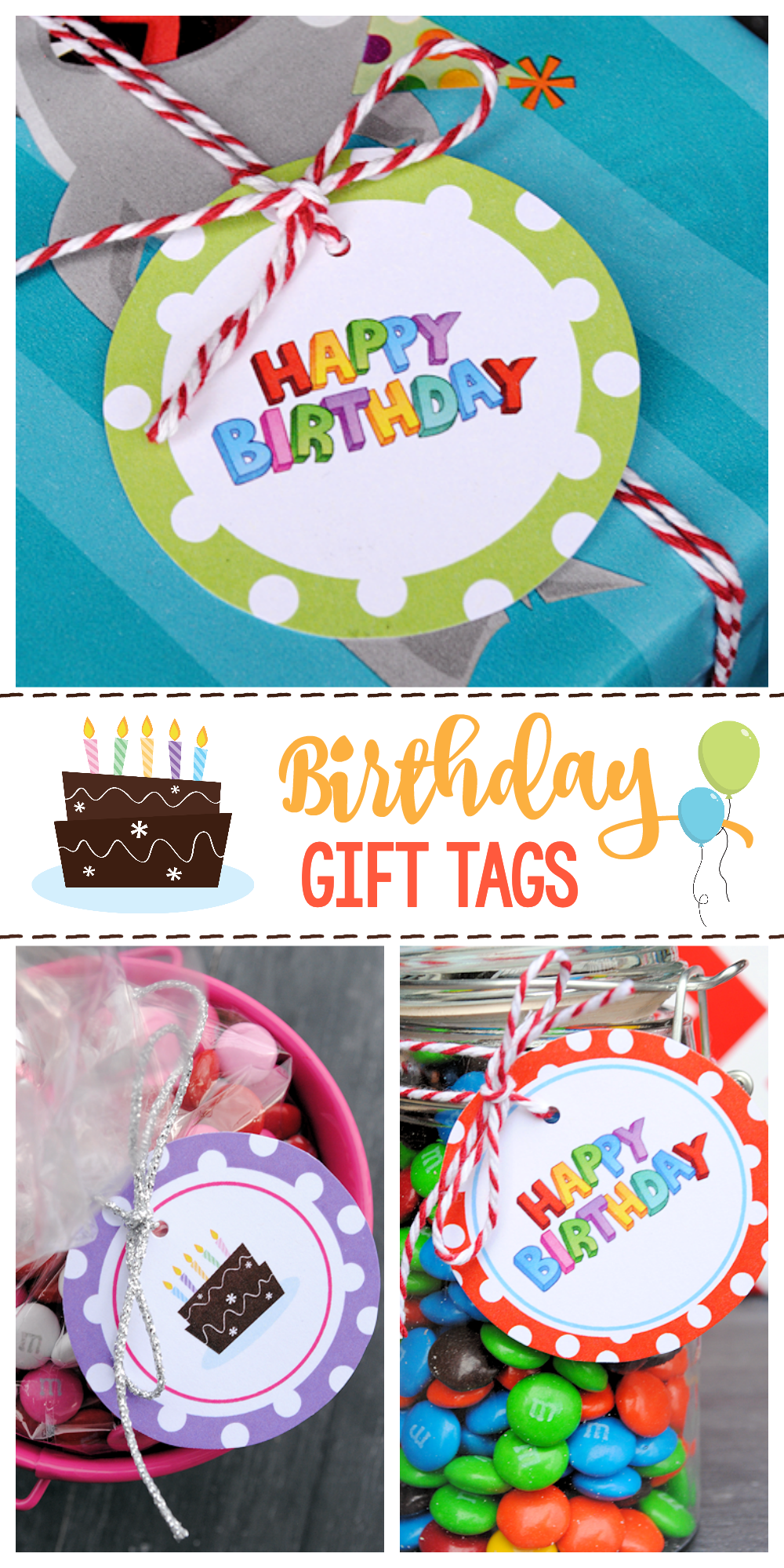 Free Printable Birthday Gift Tags Fun Squared