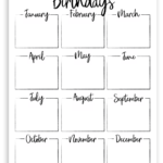 Free Printable Keep Track Of All Your Friends And Family