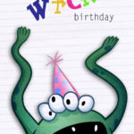 Free Printable Wacky Birthday Greeting Card Birthday