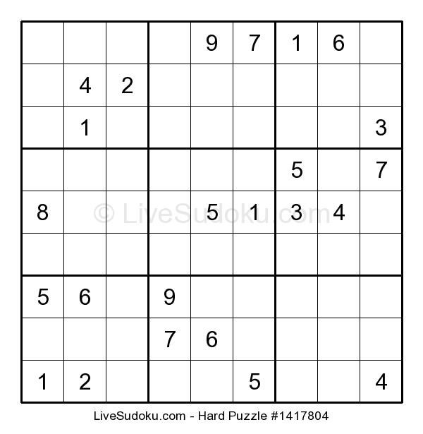 Free Sudoku Puzzle Sudoku Puzzles Hard Puzzles 