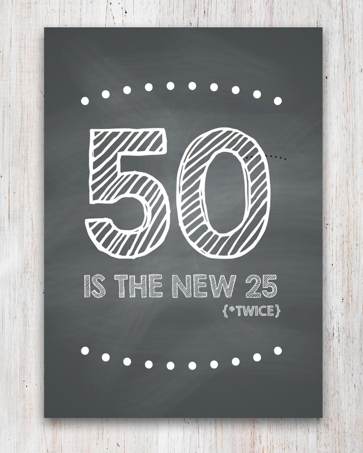 Funny 50th Birthday Card Printable By CleverPrintables On Etsy
