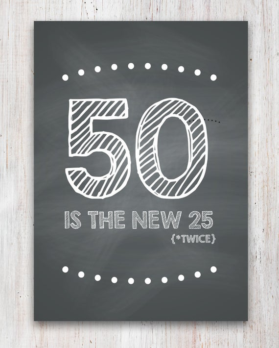 Funny 50th Birthday Card Printable