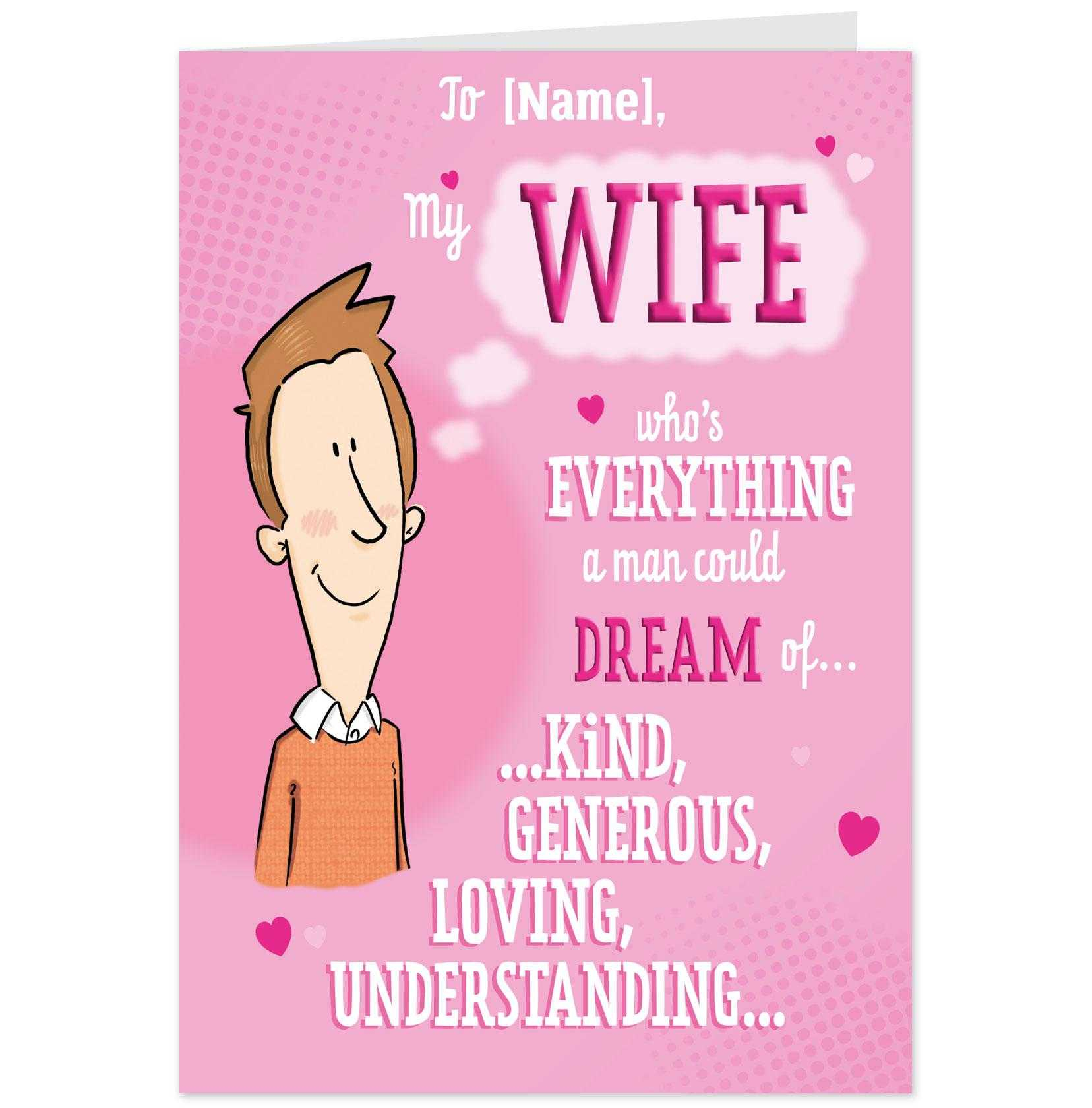 Happy Birthday Romantic Cards Printable Free For Wife 