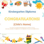 Kindergarten Diploma Template Pre K Diploma Template