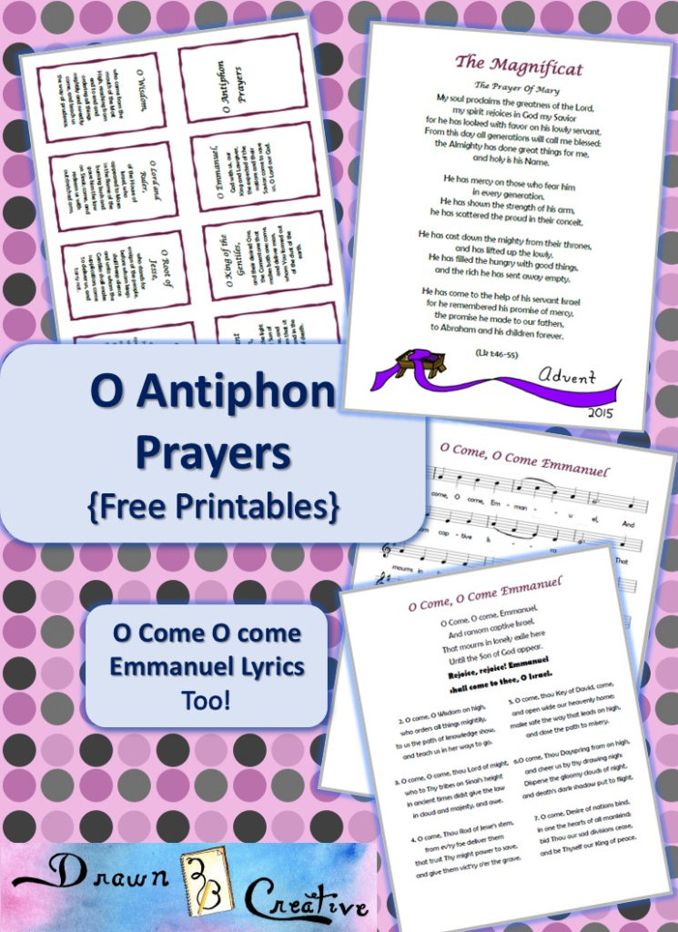 O Antiphons Free Printables Drawn2BCreative