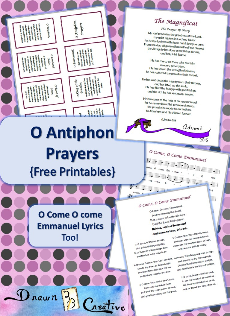 O Antiphons Free Printables Drawn2BCreative