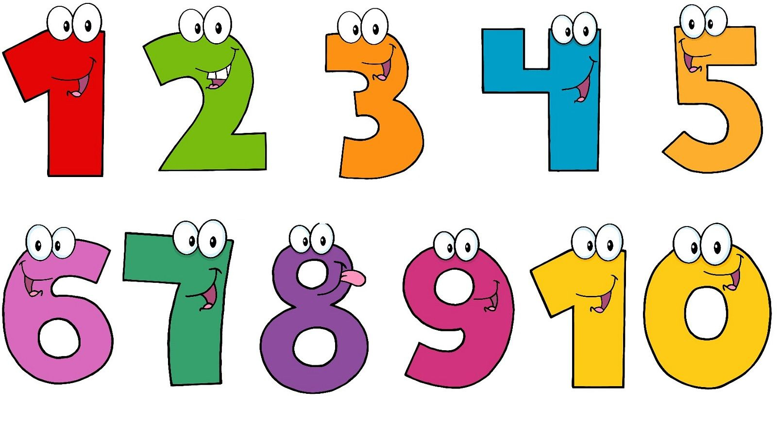 Pictures Of Number 1 10 Free Printable Numbers 