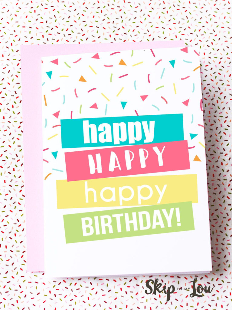 Printable Birthday Cards For Him Or Her Print Happy