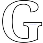 Printable Letter G Coloring Page Use This Printable Letter