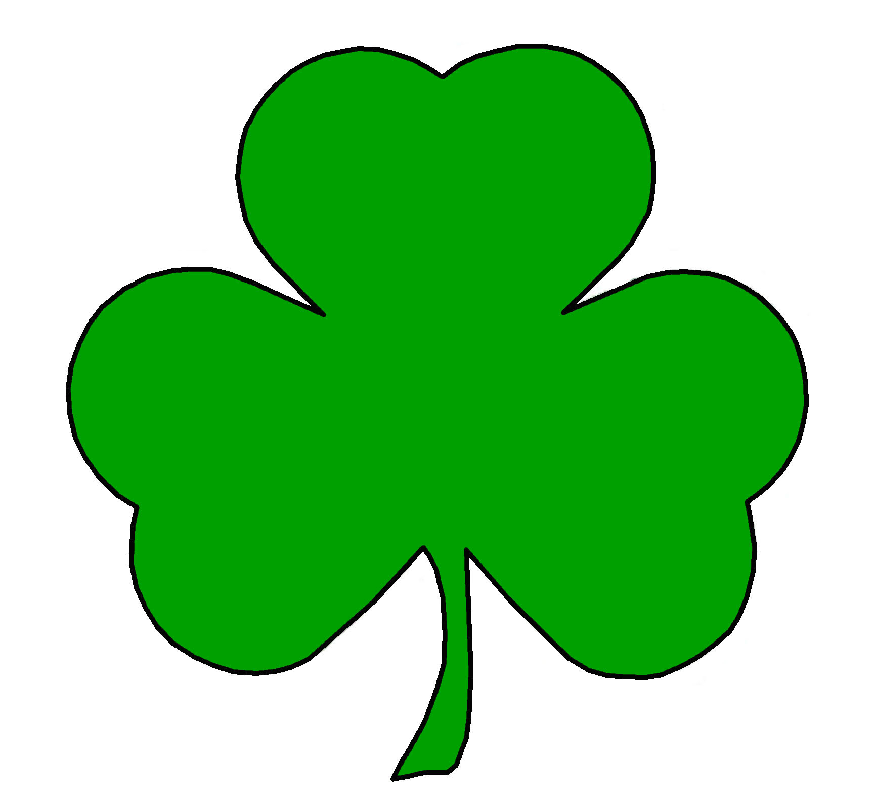 Shamrock Outline ClipArt Best