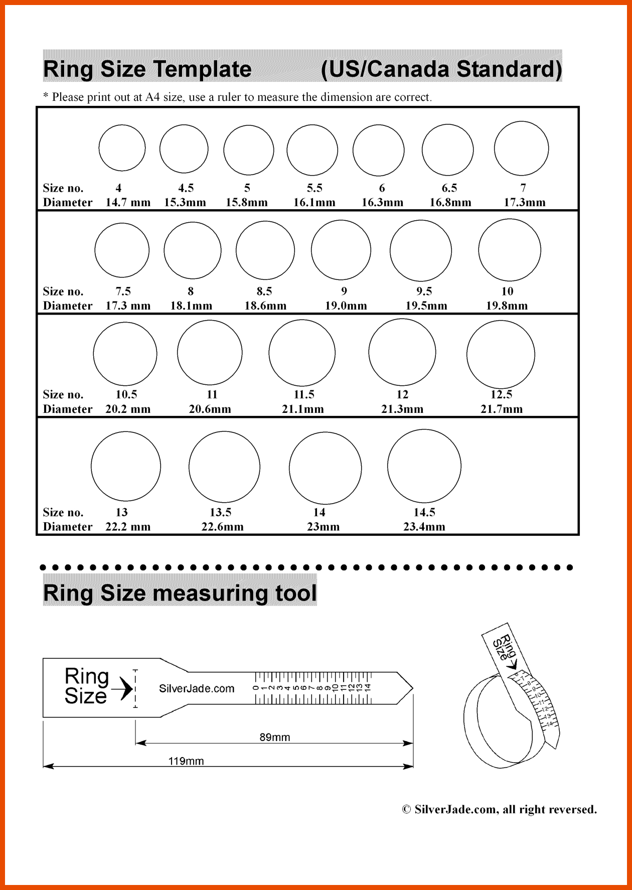 18 Useful Printable Ring Sizers KittyBabyLove