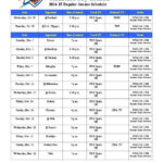 2014 15 Thunder Schedule Tulsaworld