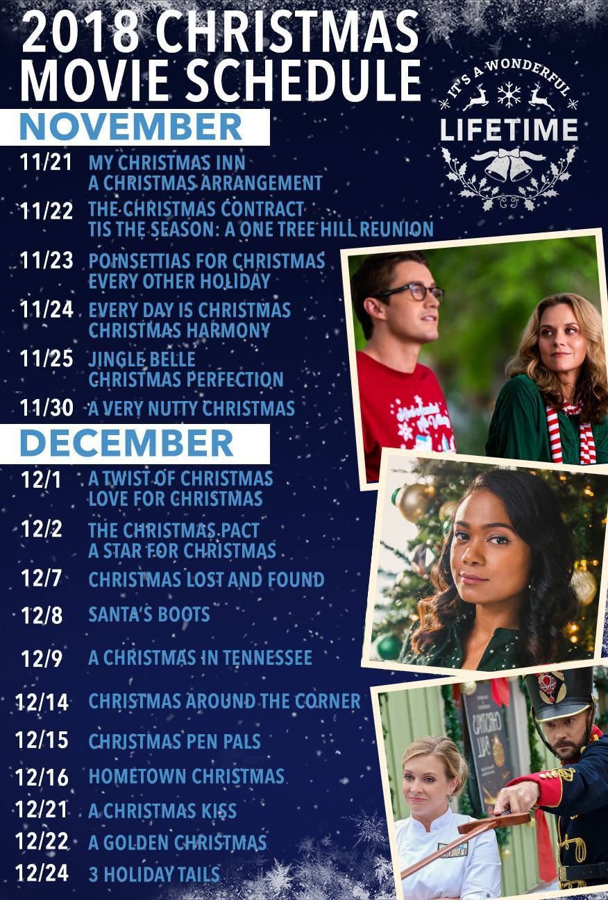 Lifetime Christmas Movies 2021 Printable Schedule