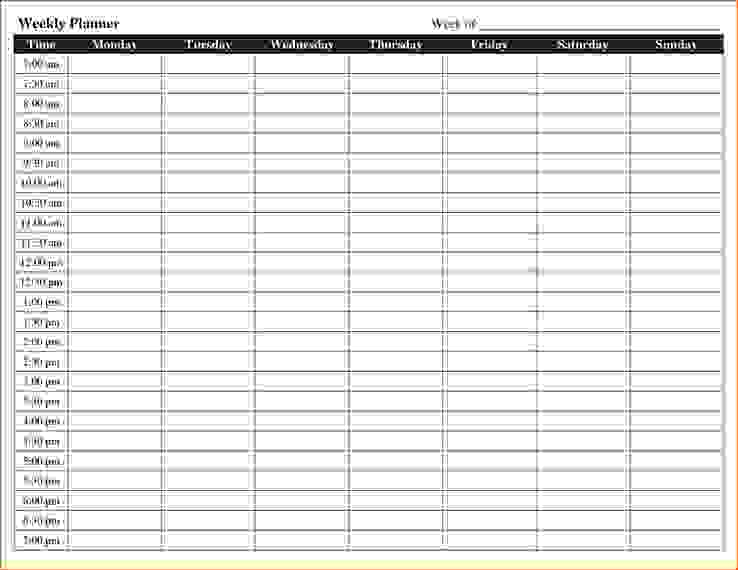 24 Hour Schedule Template Template Business