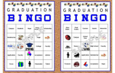 30 Printable Graduation BINGO Cards By