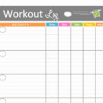 40 Weekly Workout Schedule Template In 2020 Workout Log