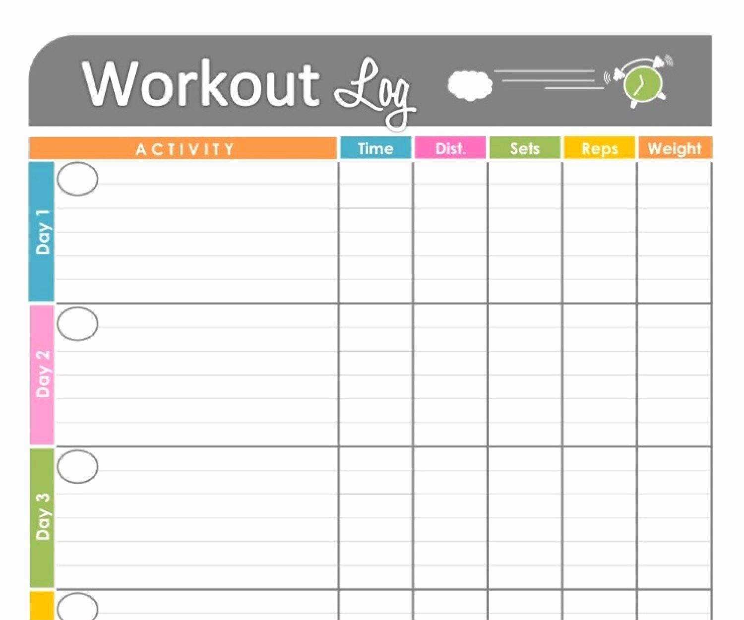 40 Weekly Workout Schedule Template In 2020 Workout Log 