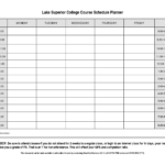 5 Best College Class Schedule Printable Printablee