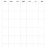 6 Week Printable Schedule Calendar Template 2021