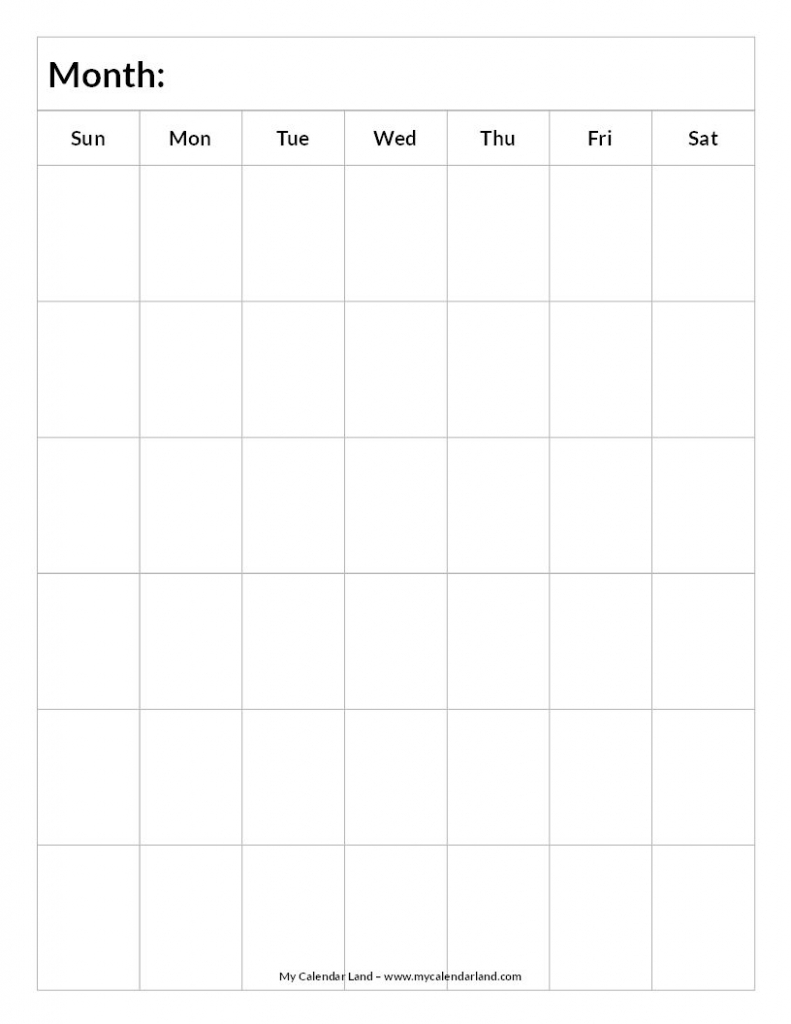 6 Week Printable Schedule Calendar Template 2021