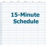 Appointment Schedule Template 15 Minute Increments