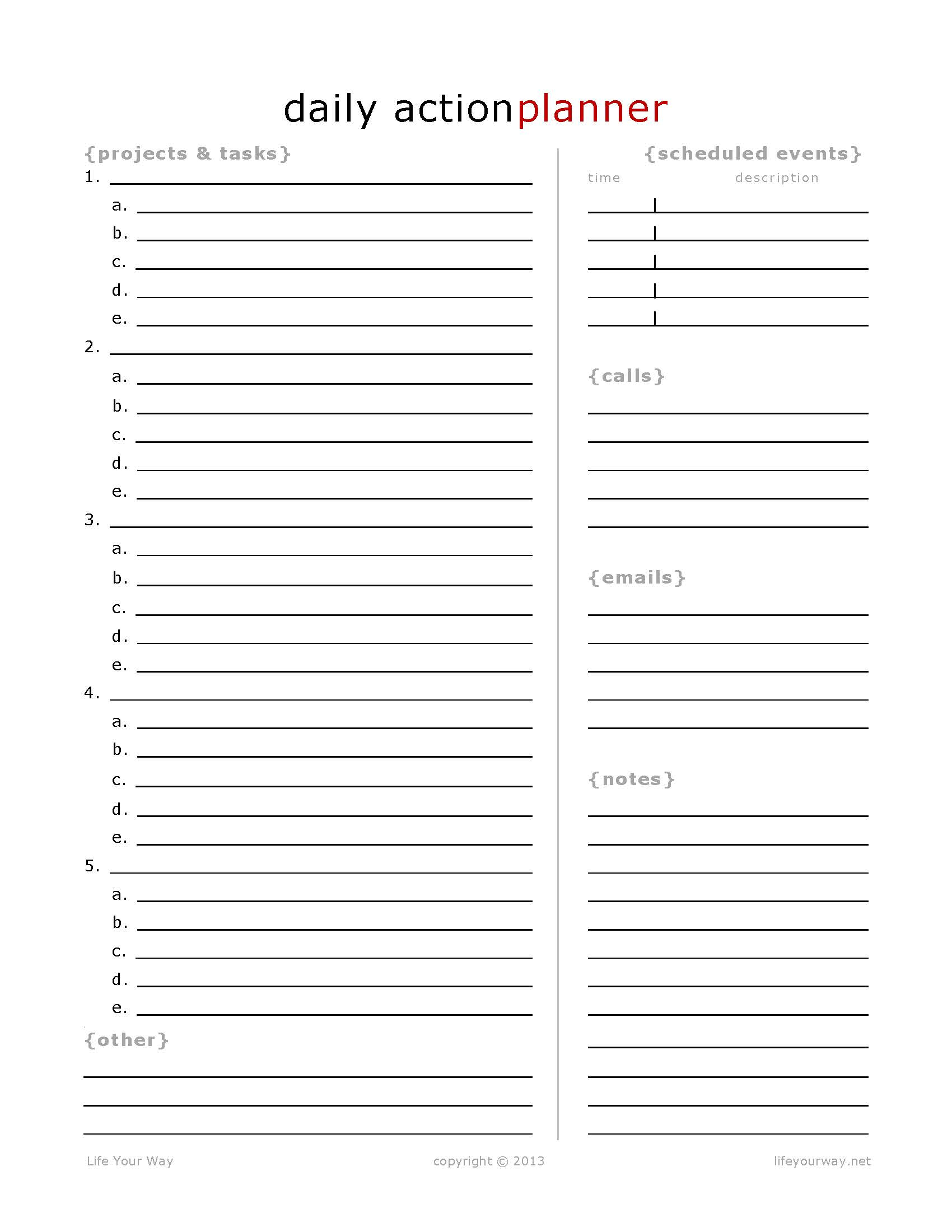 Daily Planner Blank FreePrintableTM FreePrintableTM daily-planner-blank-freeprintabletm-freeprintabletm