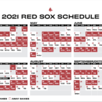 Boston Red Sox 2021 Schedule Opening Day Is April 1 Vs