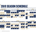 Brewers Schedule 2019 Printable PrintableTemplates