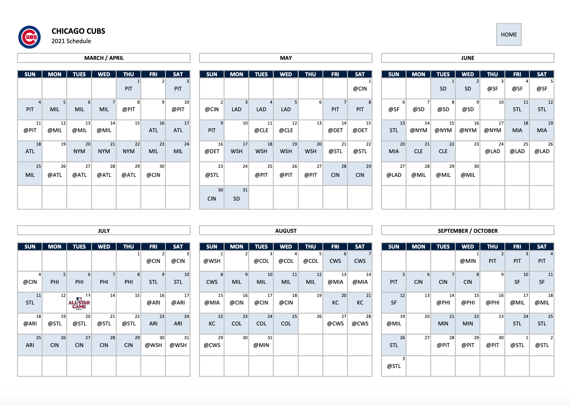 Chicago Cubs Calendar 2025 Huts Calendar